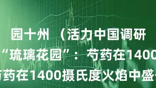 园十州 （活力中国调研行）淄博“琉璃花园”：芍药在1400摄氏度火焰中盛开